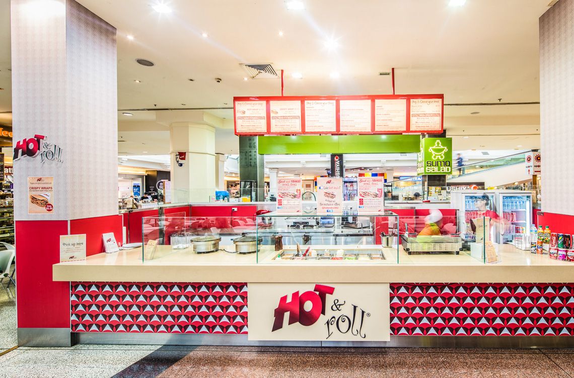 Hospitality Fitout Specialists Hot & Roll – Castle Hill Project Slide 1