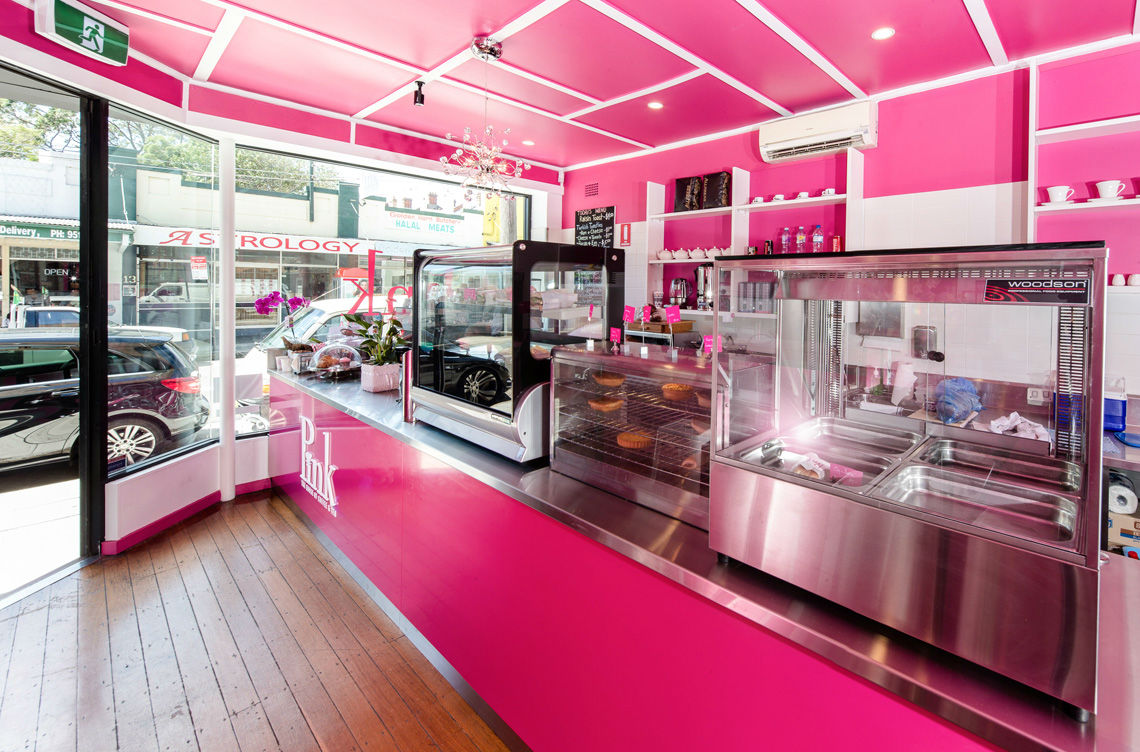 Hospitality Fitout Specialists Pink Café Project Slide 3