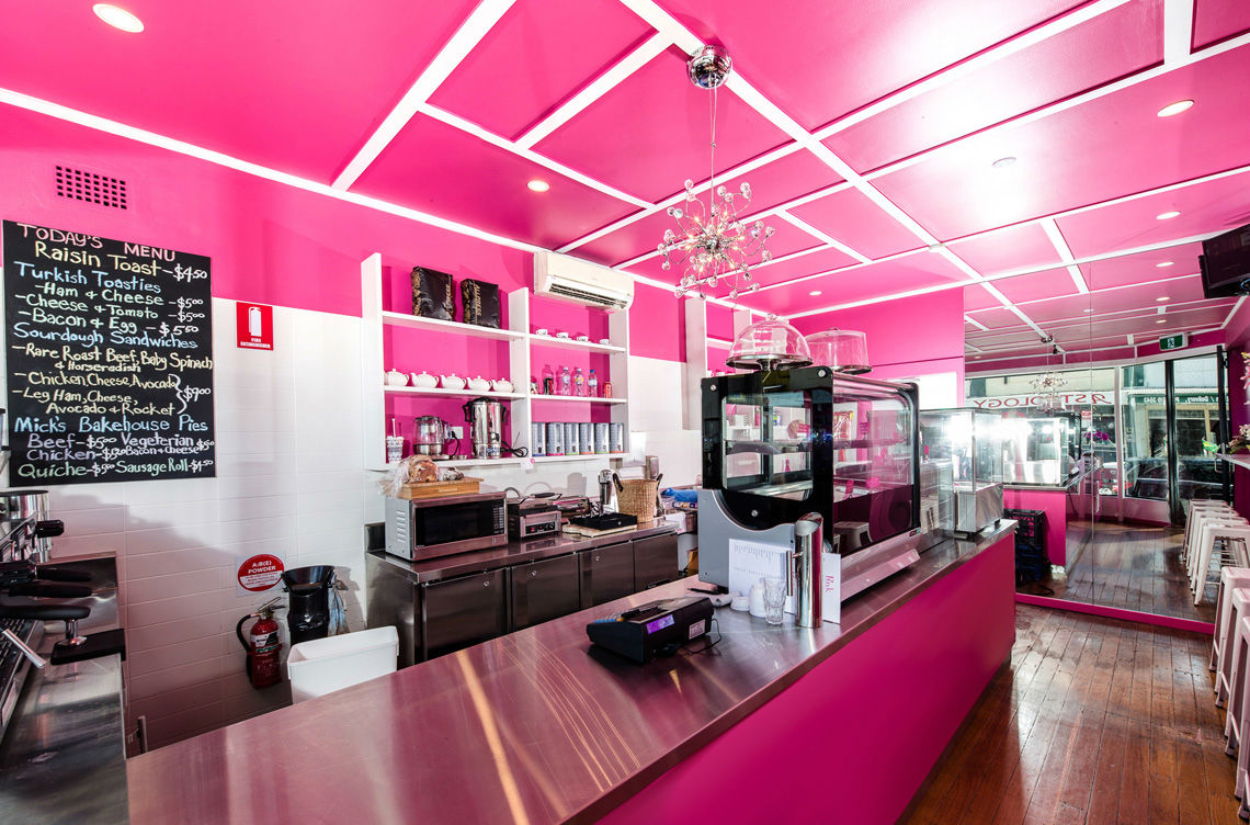 Hospitality Fitout Specialists Pink Café Project Slide 5