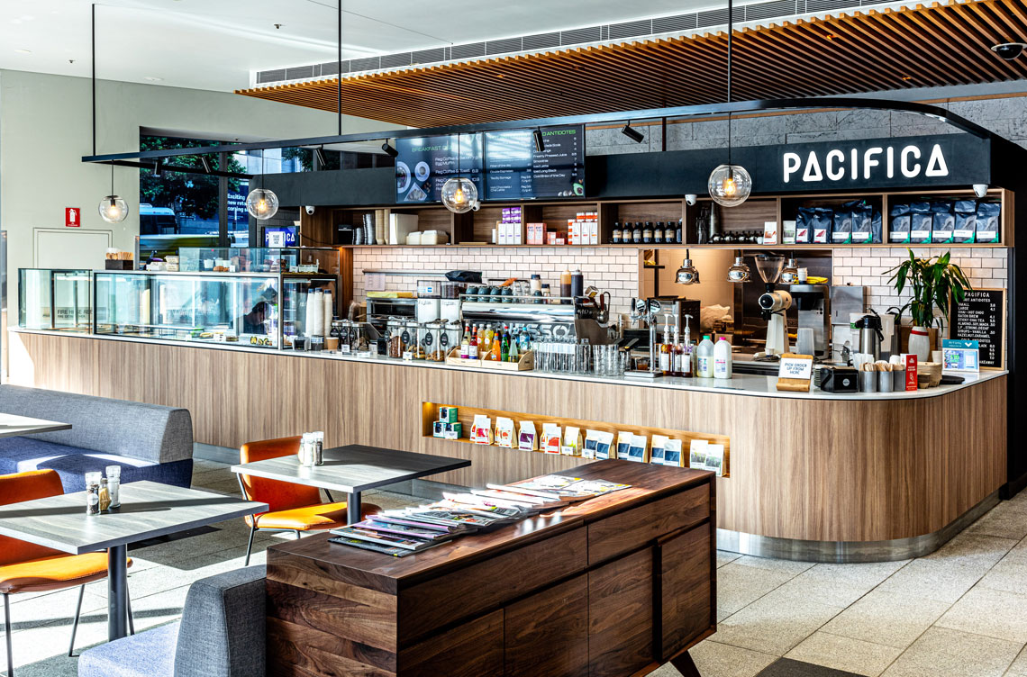 Hospitality Fitout Specialists Café Pacifica Project Slide 1